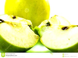 Quantas calorias em 1 Xícara, Cortadas Em Quarta Parte, Cortadas Maçãs Granny Smith?