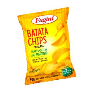 Quantas calorias em 1 xícara de chá (20 g) Batata Ondulada Tradicional?