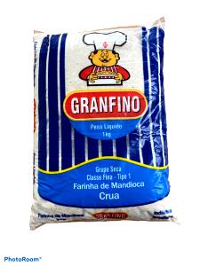 Quantas calorias em 1 xícara de chá (50 g) Farinha de Mandioca Crua?