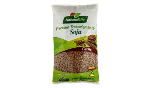 Quantas calorias em 1 xícara de chá (50 g) Proteina Texturizada de Soja Natural?