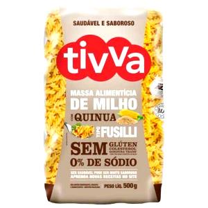 Quantas calorias em 1 xícara de chá (80 g) Fusilli de Milho com Quinua?