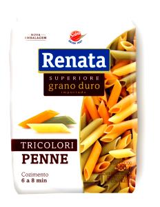 Quantas calorias em 1 xícara de chá (80 g) Penne Tricolori?