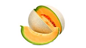 Quantas calorias em 1 Xícara Melão Cantalupo Congelado (Bolas)?