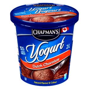 Quantas calorias em 1 Xícara (174,0 G) Frozen yogurt de chocolate?