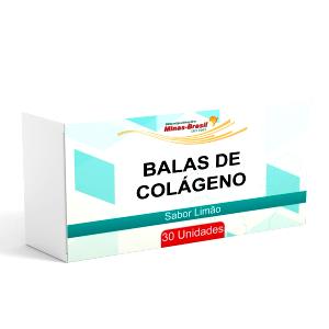 Quantas calorias em 10 balas (20 g) Balas de Limão com Colageno?