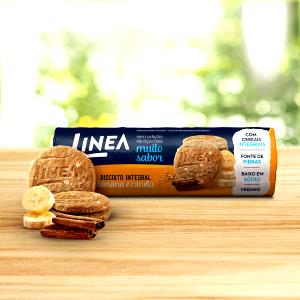 Quantas calorias em 10 unidades (30 g) Biscoito Banana com Canela Integral?