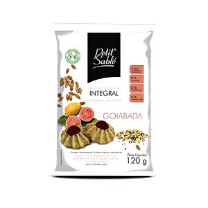 Quantas calorias em 10 unidades (30 g) Biscoito Integral com Goiabada?