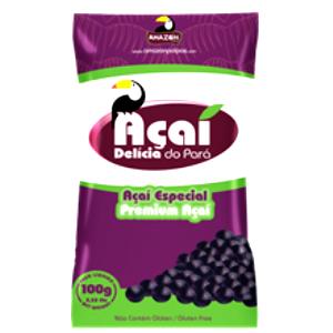 Quantas calorias em 100 g Açaí Especial?