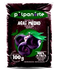 Quantas calorias em 100 g Açaí Médio?