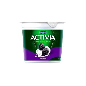 Quantas calorias em 100 g Activia Danregularis Ameixa?