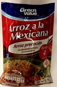 Quantas calorias em 100 G Arroz Mexicano?