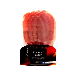 Quantas calorias em 100 G Bacon Canadense?