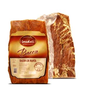 Quantas calorias em 100 g Bacon Saudali?