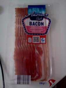 Quantas calorias em 100 G Bacon?