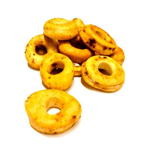 Quantas calorias em 100 G Bagel de Cebola?