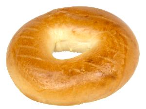 Quantas calorias em 100 G Bagel de Trigo?