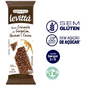 Quantas calorias em 100 g Barra Gergelim Quinoa e Cacau?