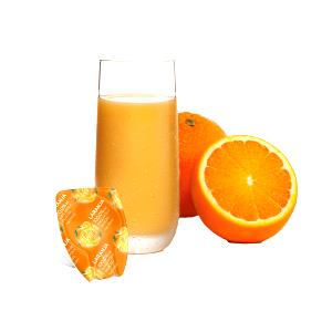 Quantas calorias em 100 G Bebida com Suco de Laranja?