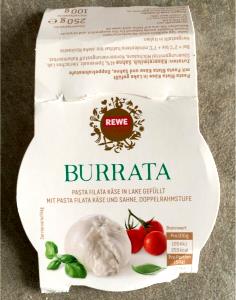 Quantas calorias em 100 g Burrata?