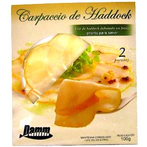 Quantas calorias em 100 g Carpaccio de Haddock?