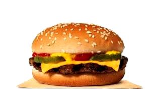 Quantas calorias em 100 G Cheeseburger?