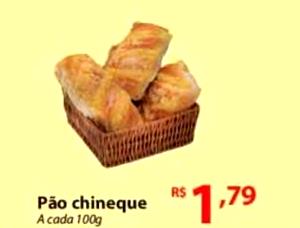 Quantas calorias em 100 G Chineque?