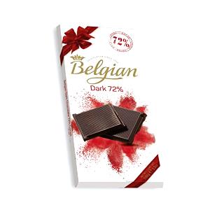 Quantas calorias em 100 g Chocolate Dark 72%?