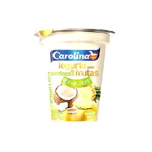 Quantas calorias em 100 g Coco e Abacaxi?