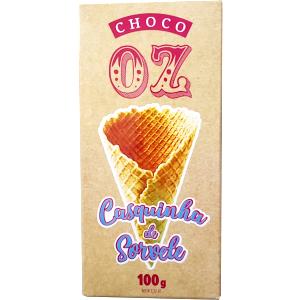 Quantas calorias em 100 G Cone de Sorvete de Chocolate?