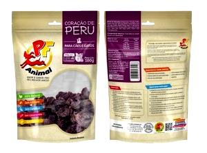 Quantas calorias em 100 g Coração de Peru?