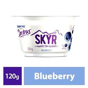 Quantas calorias em 100 g Corpus Skyr Blueberry?