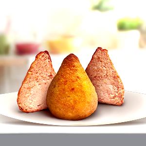 Quantas calorias em 100 g Coxinha Gourmet Recheio de Peito de Peru com Ricota?