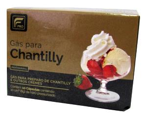 Quantas calorias em 100 G Creme Chantilly (Pressurizadas)?