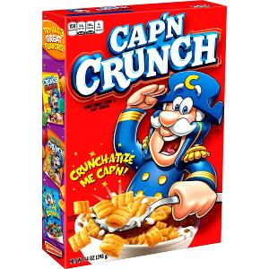 Quantas calorias em 100 g Crunch Cereal?