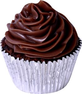 Quantas calorias em 100 G Cupcake de Chocolate?