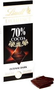 Quantas calorias em 100 g Dark Chocolate 70%?