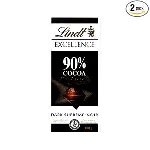Quantas calorias em 100 g Dark Chocolate With 90% Cocoa?