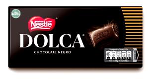 Quantas calorias em 100 g Dolca Chocolate Negro?