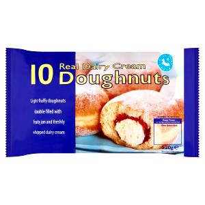 Quantas calorias em 100 G Donut com Creme?