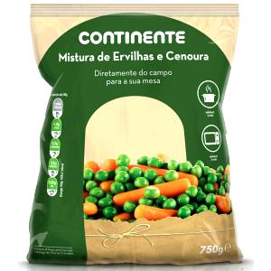 Quantas calorias em 100 G Ervilhas e Cenouras (Congelado)?