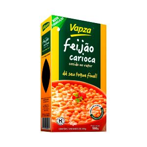 Quantas calorias em 100 g Feijão Carioca Cozido no Vapor?