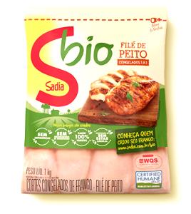 Quantas calorias em 100 g Filé de Peito Bio?