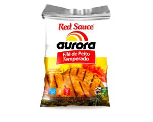 Quantas calorias em 100 g Filé de Peito Red Sauce?