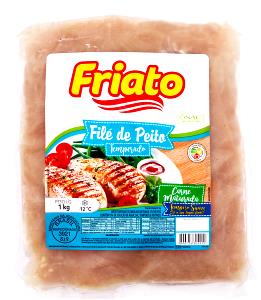 Quantas calorias em 100 g Filé Temperado de Peito Fatiado?