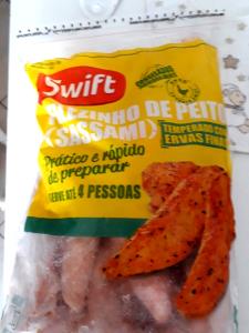 Quantas calorias em 100 g Filezinho de Peito Sassami Temperado com Ervas Finas?