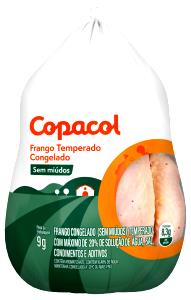 Quantas calorias em 100 g Frango Inteiro Temperado?