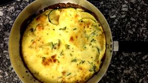 Quantas calorias em 100 G Frittata de Abobrinha?