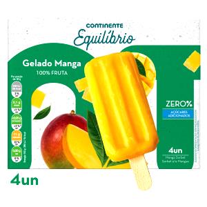 Quantas calorias em 100 g Frozen Manga Zero?