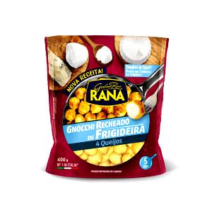 Quantas calorias em 100 g Gnocchi Recheado de Frigideira?