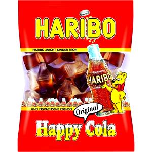 Quantas calorias em 100 g Happy Cola?